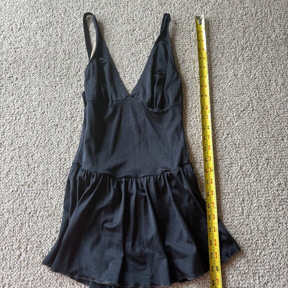 Vintage Givenchy Swimwear – Black Skirted One Piece | Size 12 | Union Made - Picture 14 of 14